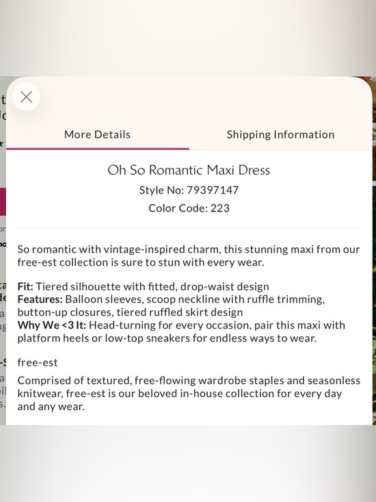 Free People Rust Ruffle-Front Maxi Dress - Picture 4 of 7